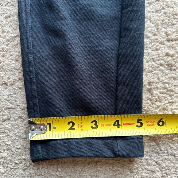 Fanatics Sweatpants Womens Medium (30x27) High Rise Tapered Leg Black Pockets - Picture 11 of 12